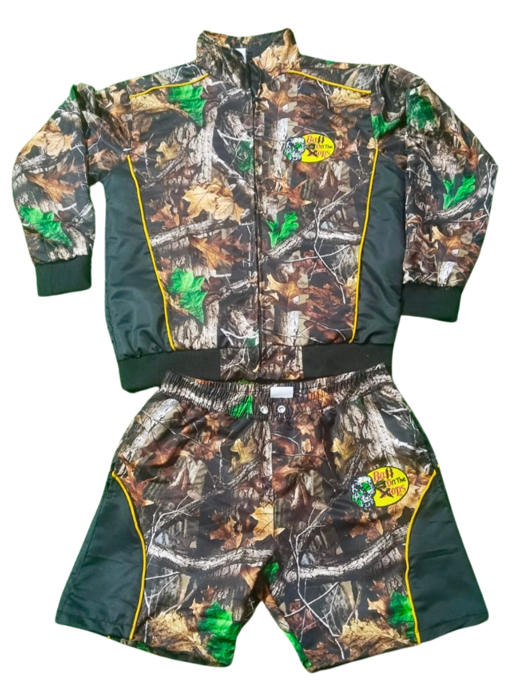 “CAMO CLASSIC BALL ON THE OPS SHORT SET”