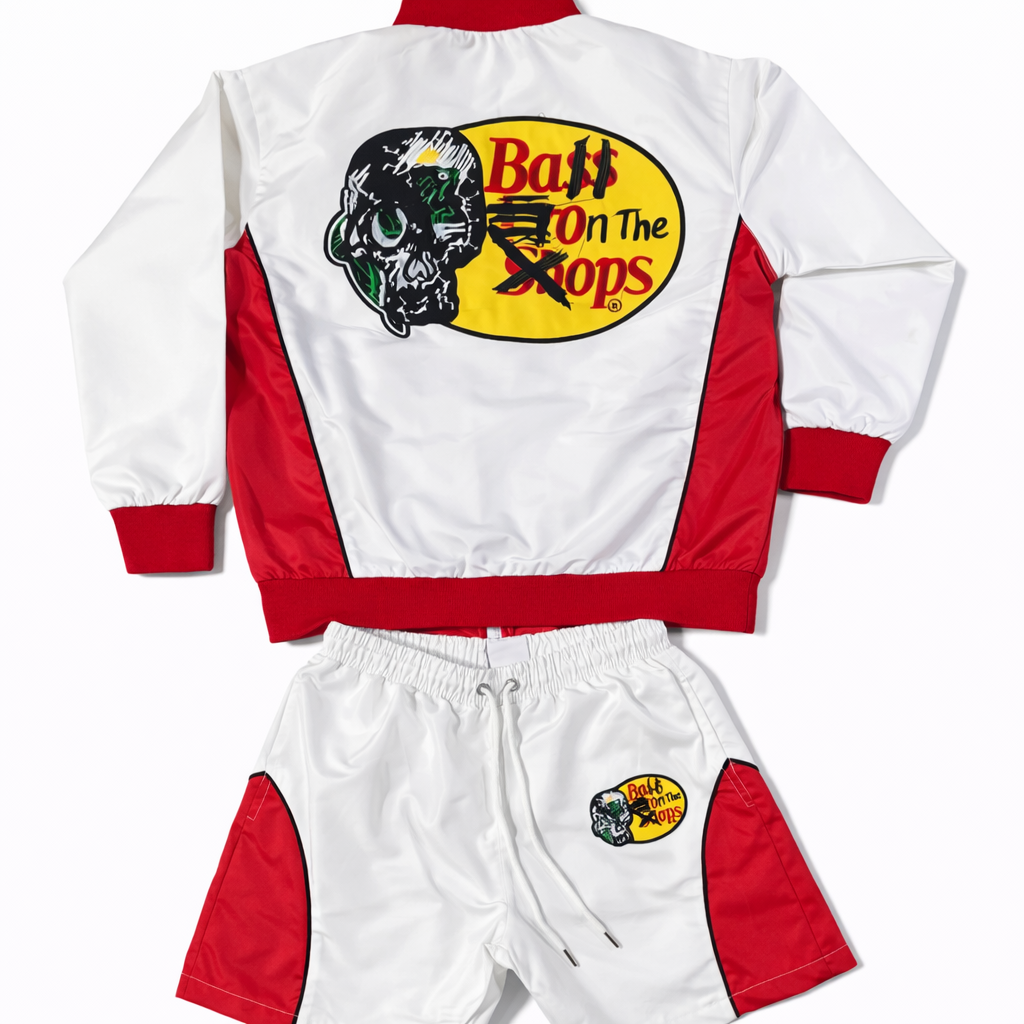 “White Fire Ball On The Ops Short Set”