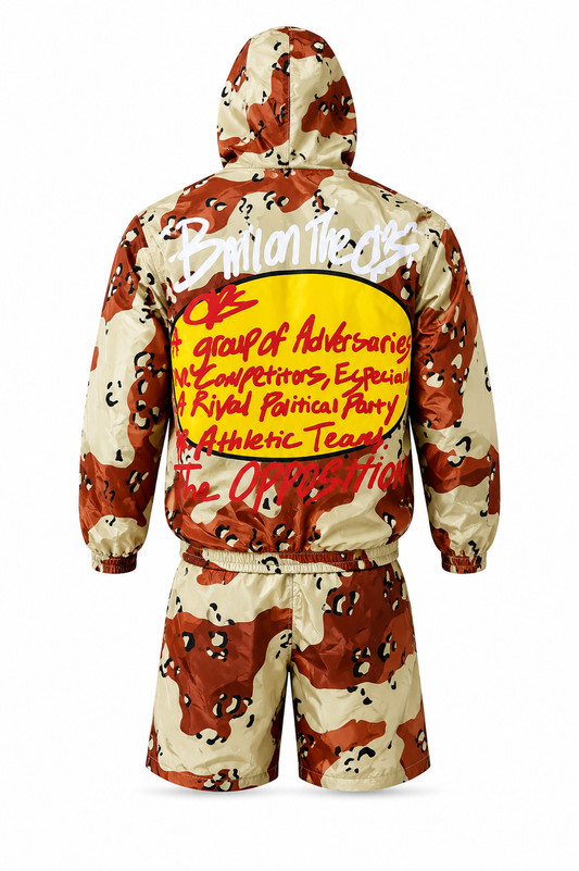 Desert Camo Opposition Windbreaker Set