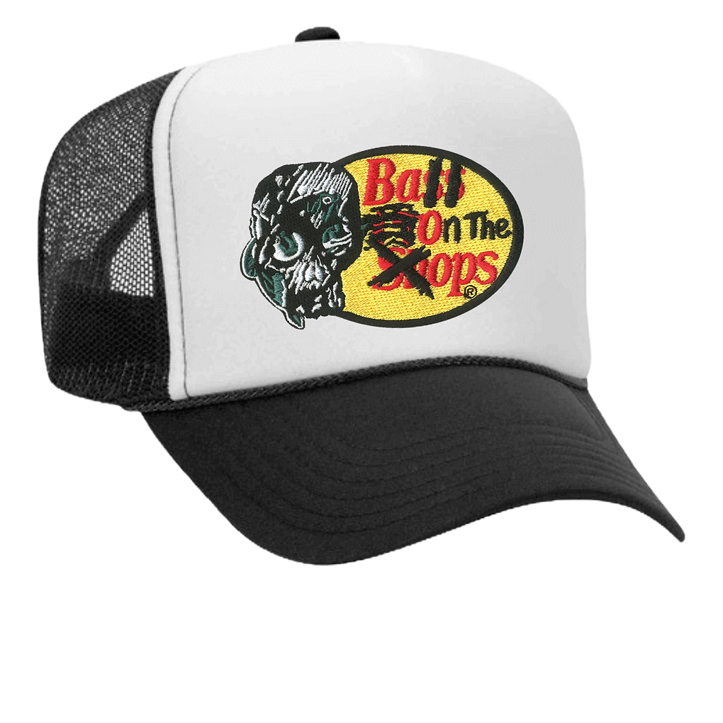"BALL ON THE OPS 2 TONE TRUCKER HATS”