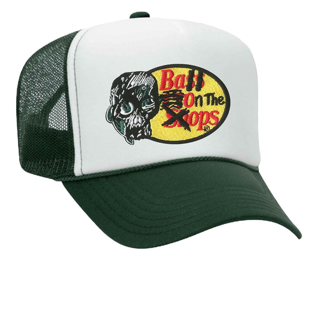 "BALL ON THE OPS 2 TONE TRUCKER HATS”