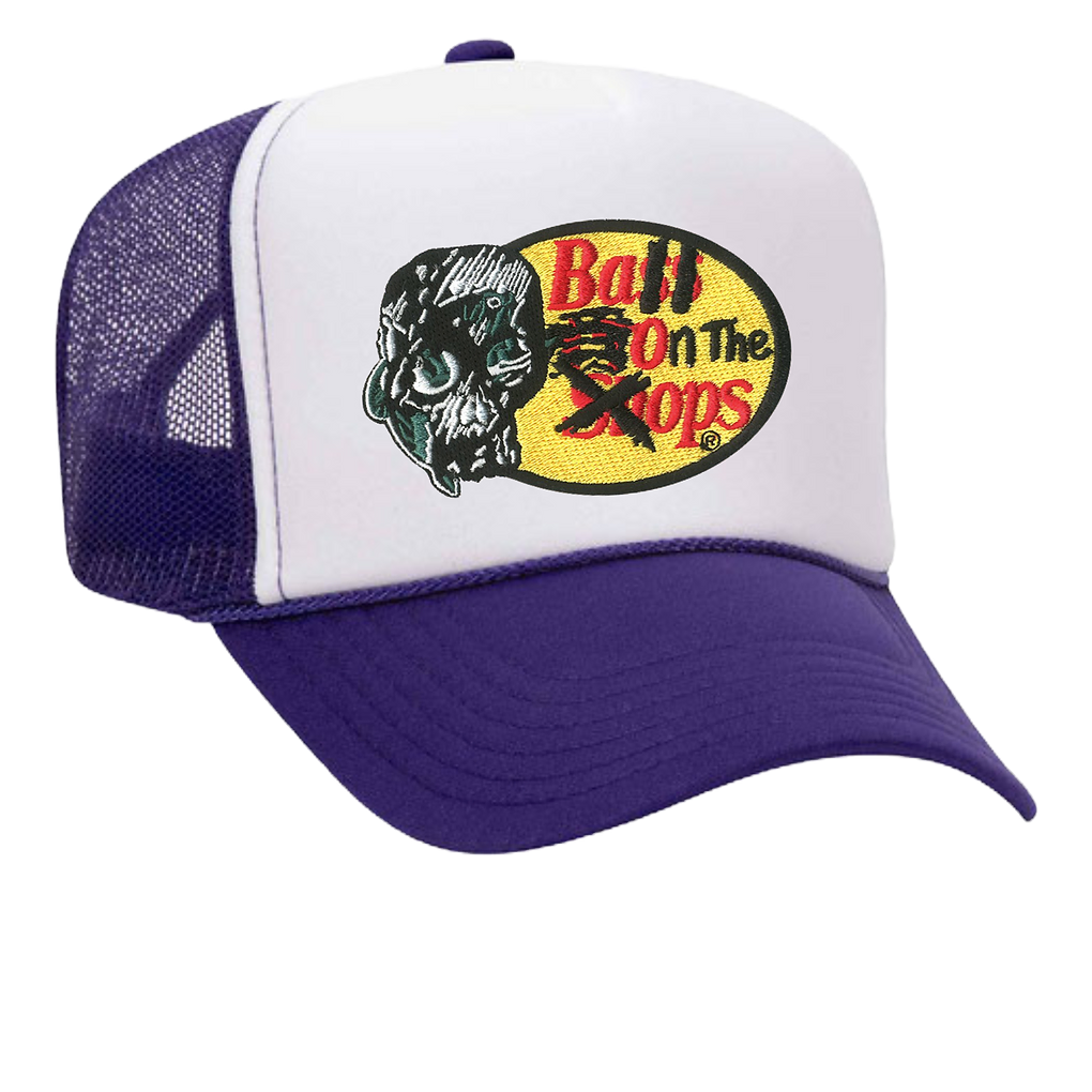 "BALL ON THE OPS 2 TONE TRUCKER HATS”