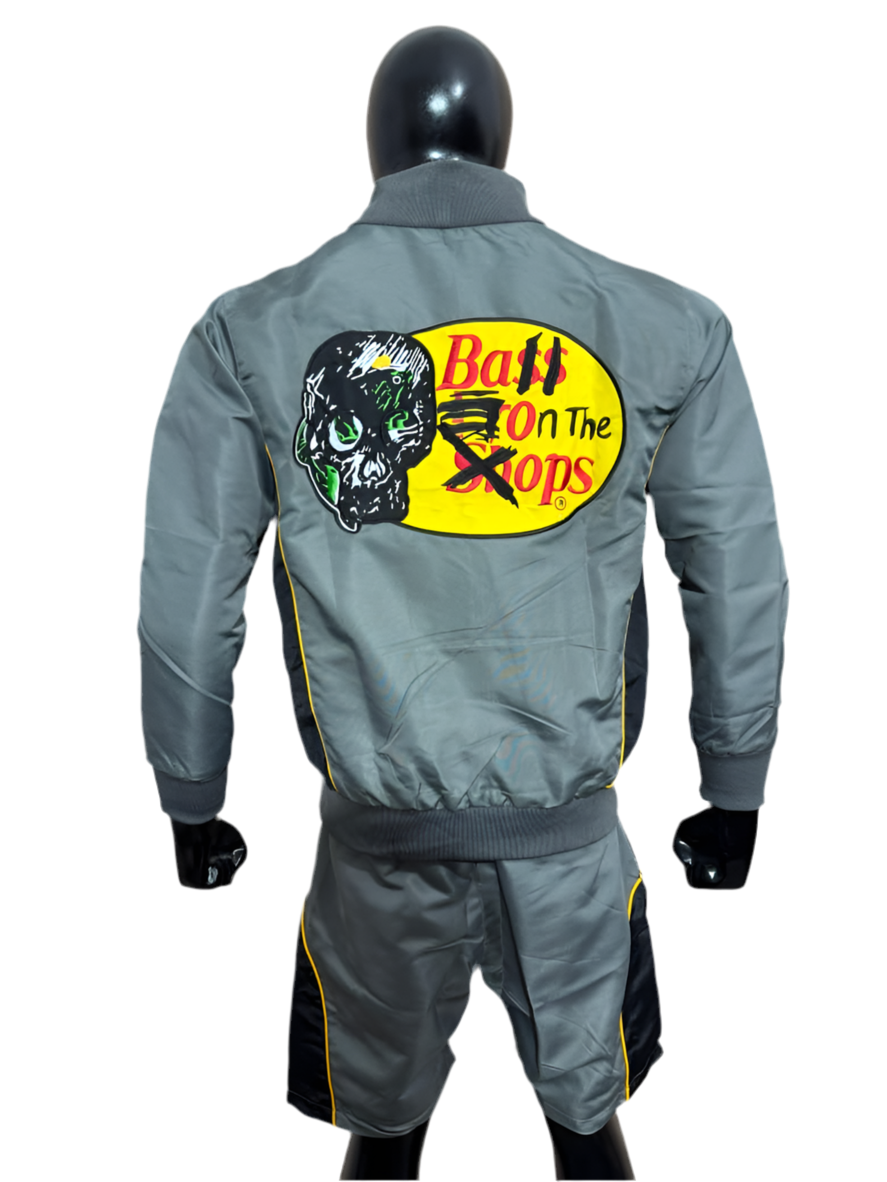 “Cement Grey Ball On The Ops Short Set”