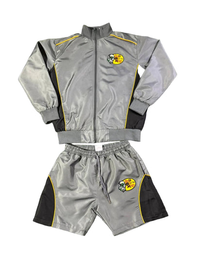 “Cement Grey Ball On The Ops Short Set”