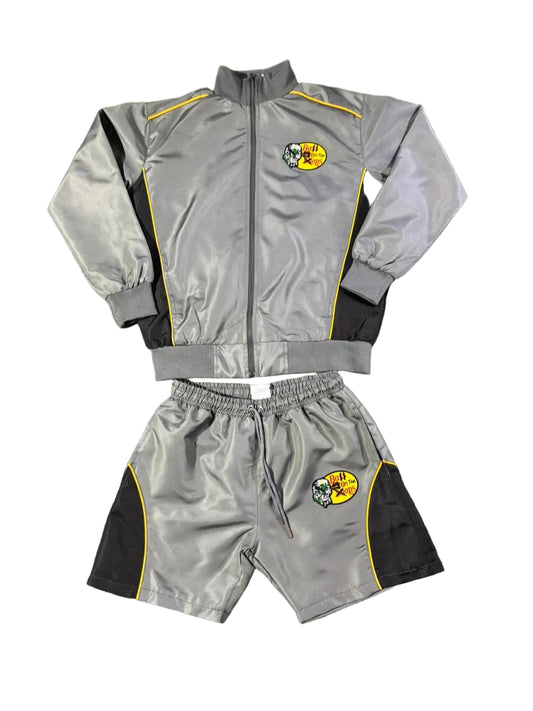 “Cement Grey Ball On The Ops Short Set”