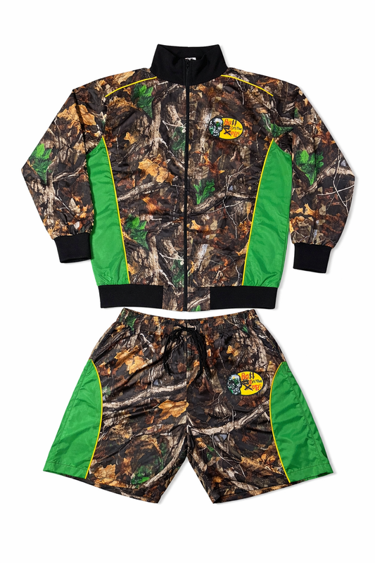 “Green Tree Camo Ball On The Ops Short Set”
