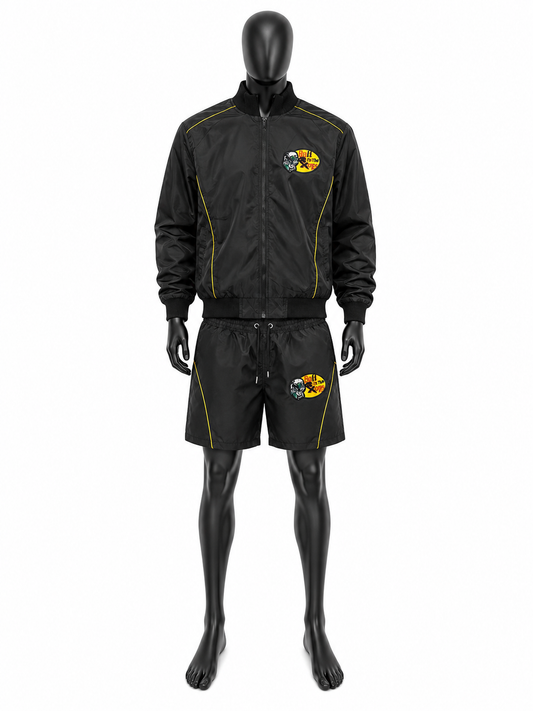 Triple Black Short Set
