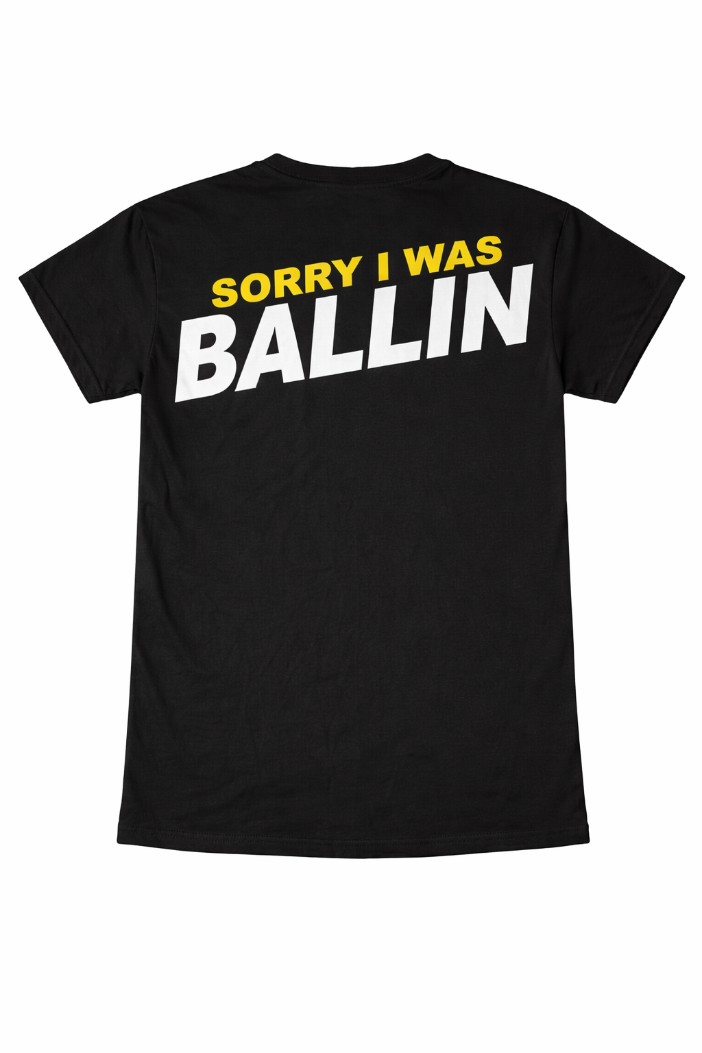 Black Sorry T Shirt