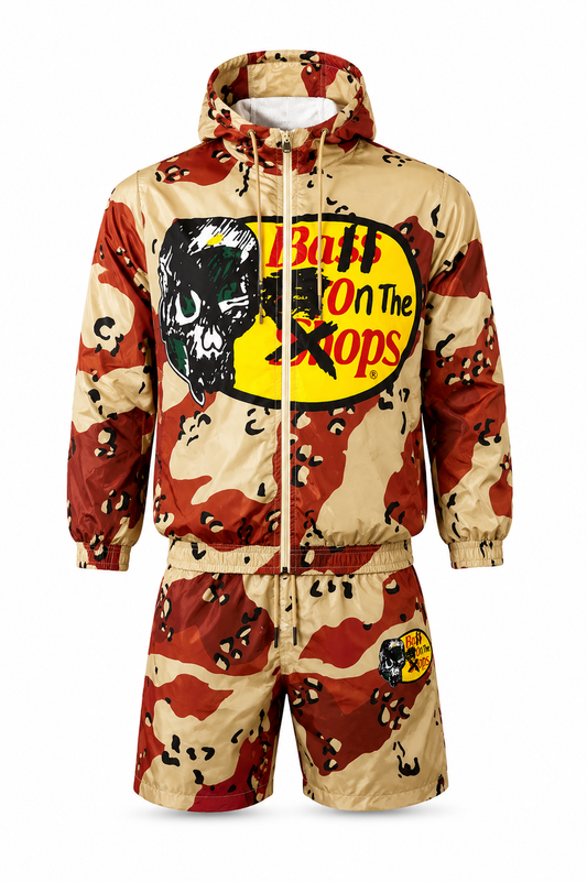 Desert Camo Opposition Windbreaker Set