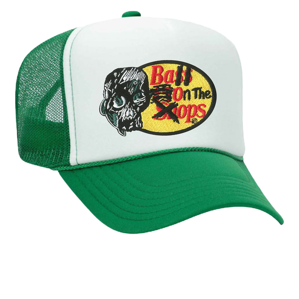 "BALL ON THE OPS 2 TONE TRUCKER HATS”