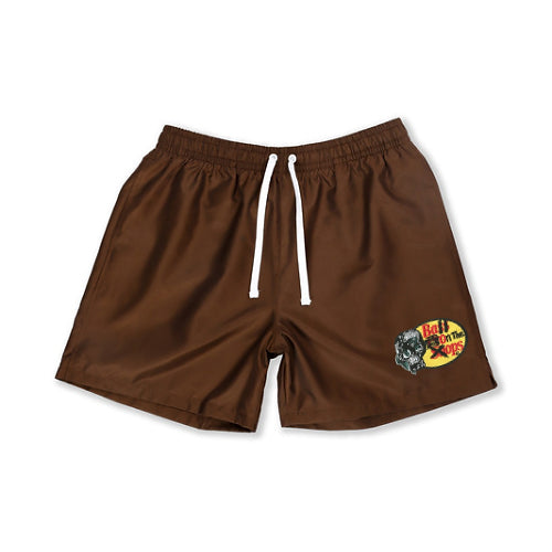 "BALL ON THE OPS NYLON SHORTS”